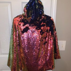 Sequined Cape